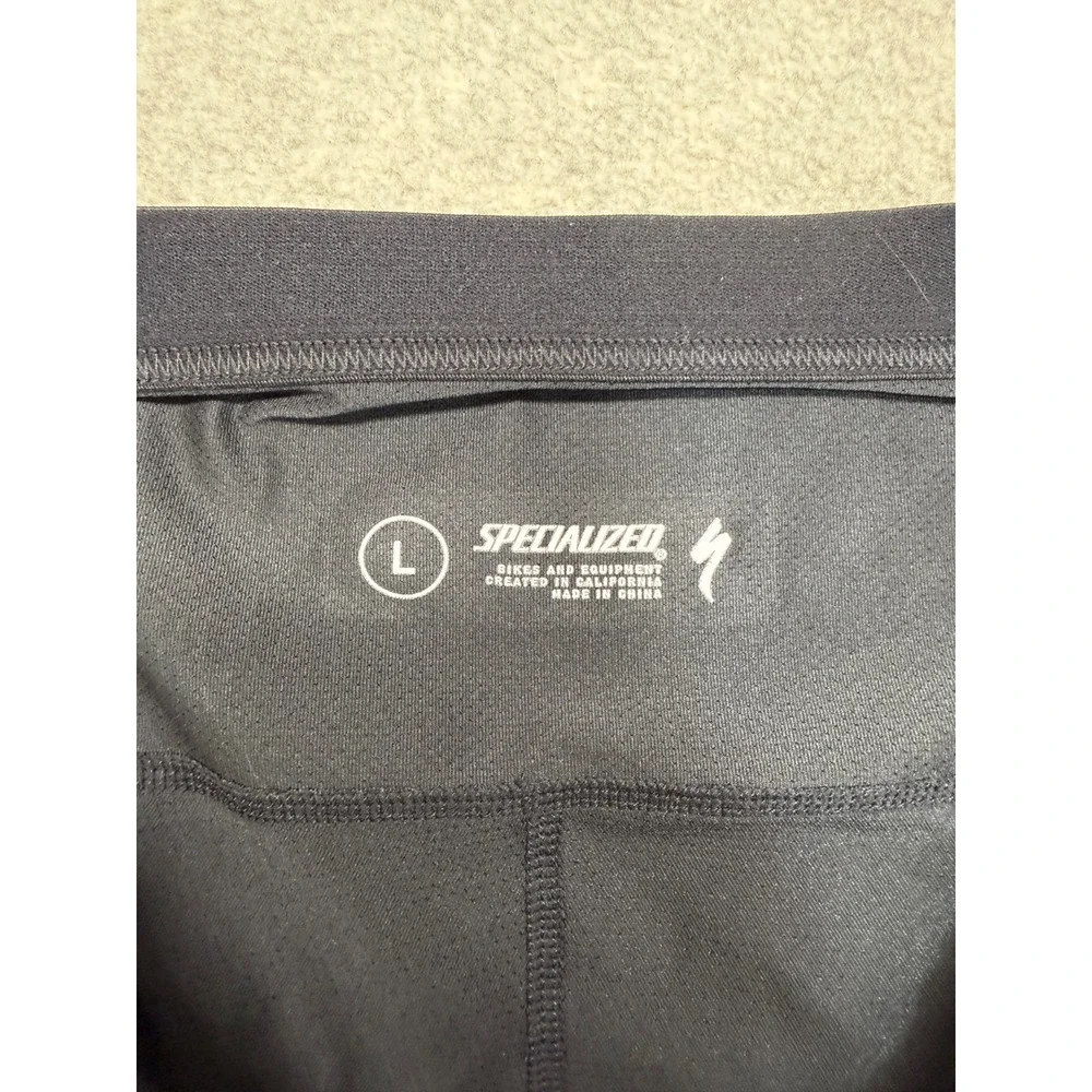 Specialized Mens Trail Shorts Gray Black Detachable Chamois Liner Bike Cycling L